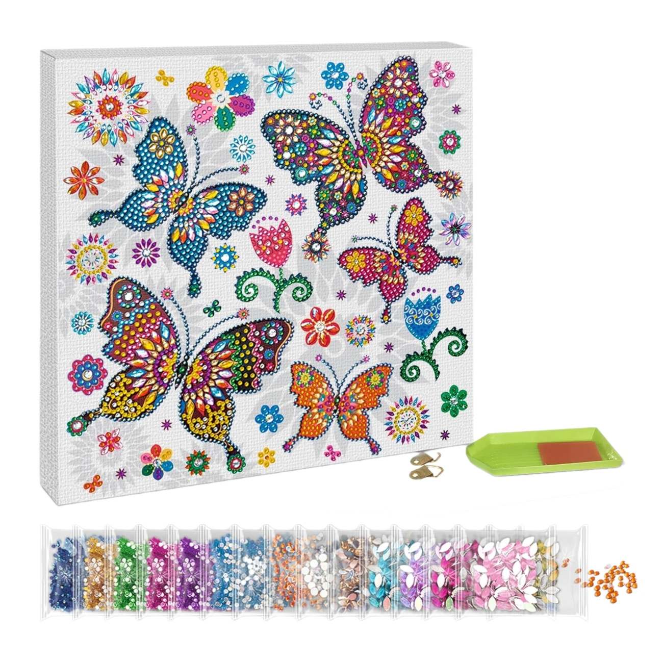 Diamantové malování - motýlci